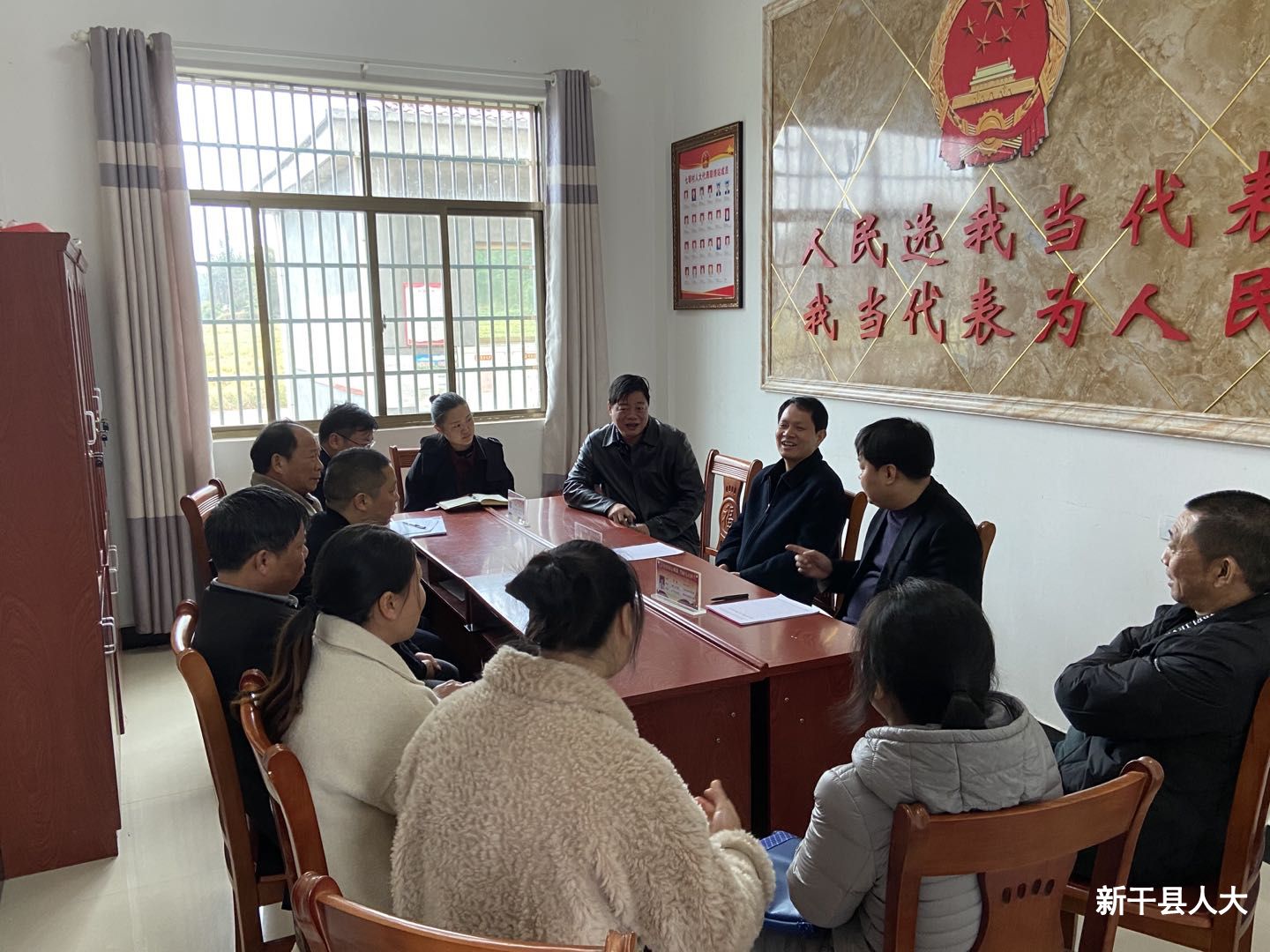 县检察院检察长刘崇幼到七琴联络工作站 履行人大代表职责